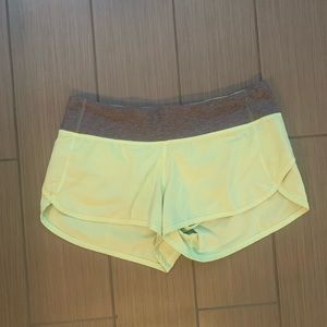 Lululemon speed shorts